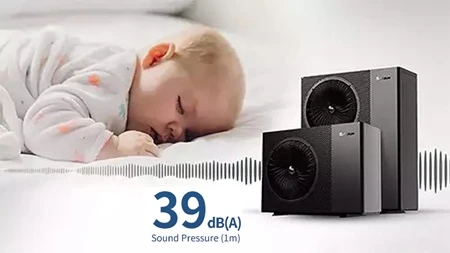 Ultra silențios pompă de căldură aer-apă SPRSUN R290