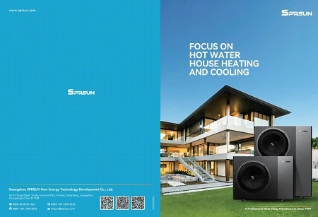Catalog pompă de căldură aer-apă SPRSUN R290